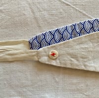Image 7 of clear and japanese print obi belt
