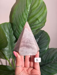 Image 3 of CHOOSE YOUR OWN SMALL PINK AMETHYST DIAMOND POINT -BRAZIL- LOT A