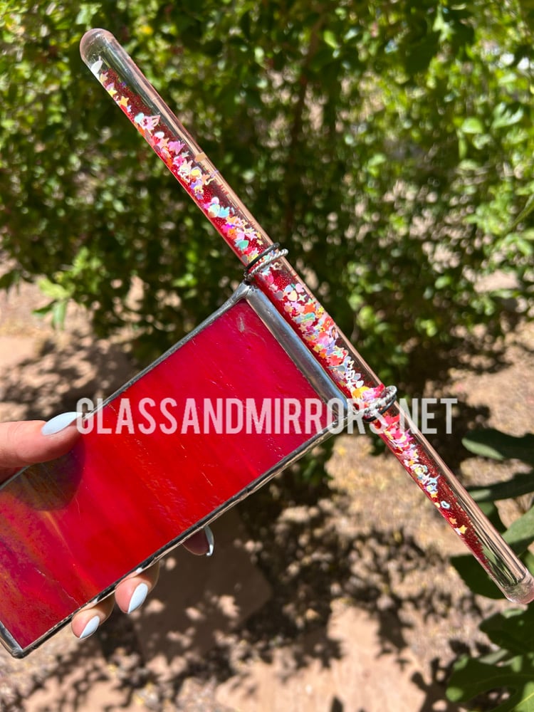 Image of “Ruby Red” Jumbo Wand Aura Kaleidoscope