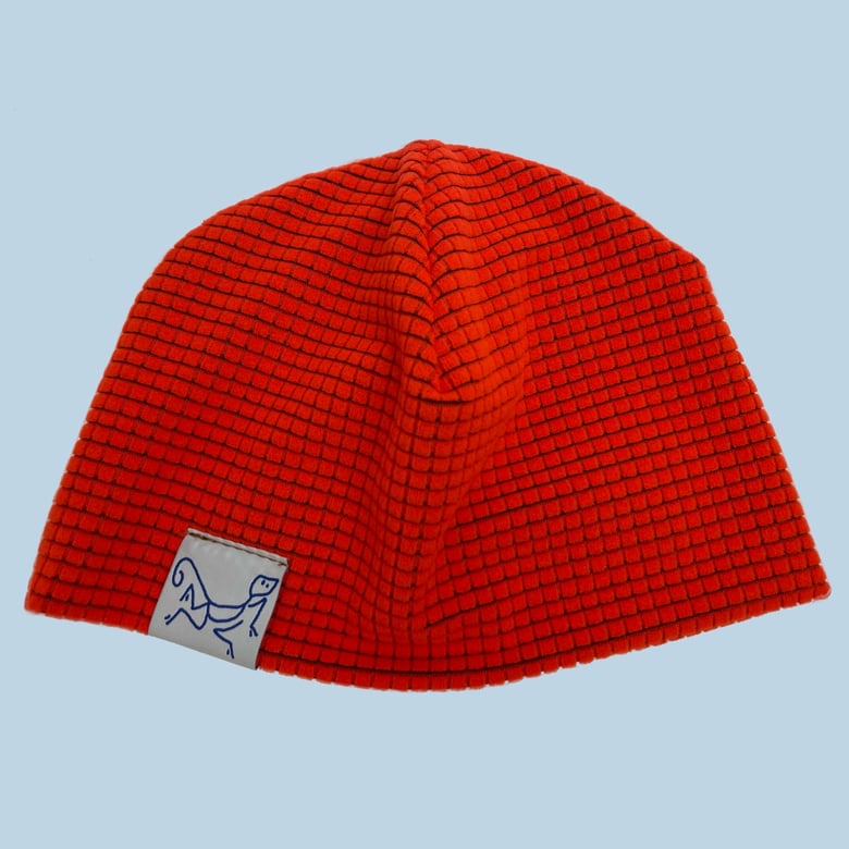 Image of ORANGE POWER GRID LIZARD BEANIE