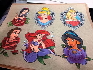Image of Entire Disney Inspired Flash 40 Sheets 11x14”