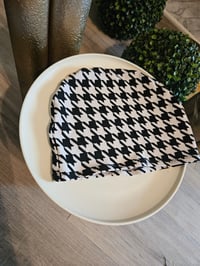 Image 1 of Houndstooth Unisex Skullcap | More Colors Available.