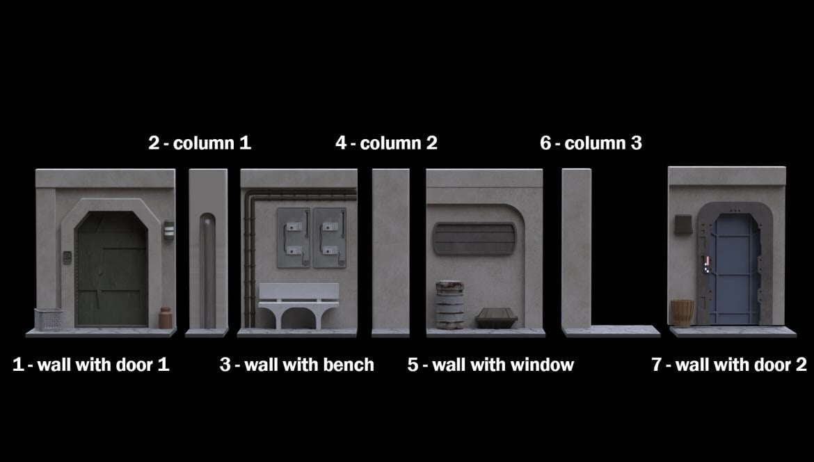 Streets of Nevarro Modular Diorama 2797 studios