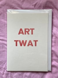 Art Twat greetings card