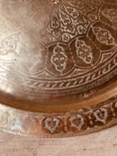 Image 3 of Antique Massive Brass Plate