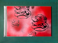 Image 1 of Good grief monoprint red dust