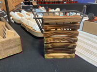 wooden soap rack