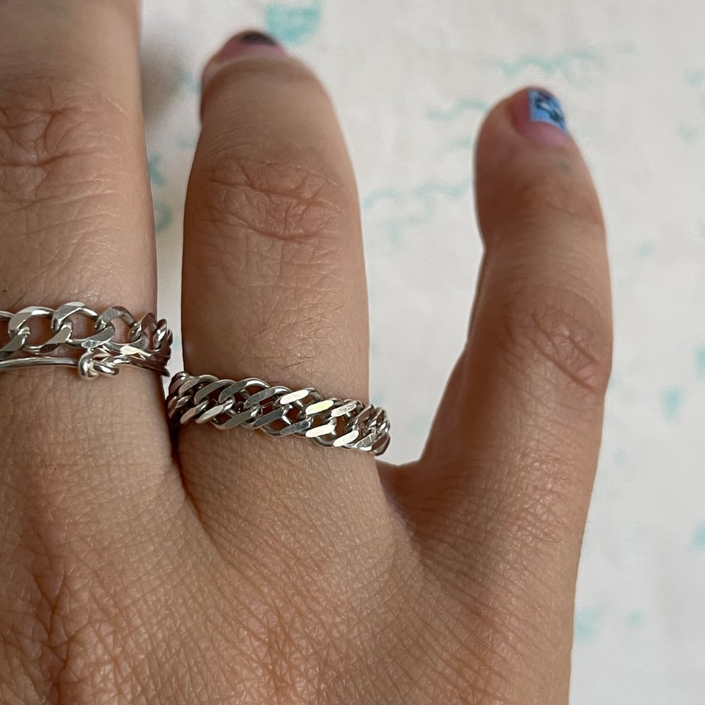Image of double cuban chain ring