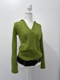 Image 1 of 00s Green sweater // M