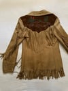 1960s Geronimo CACTUS fringe leather jacket