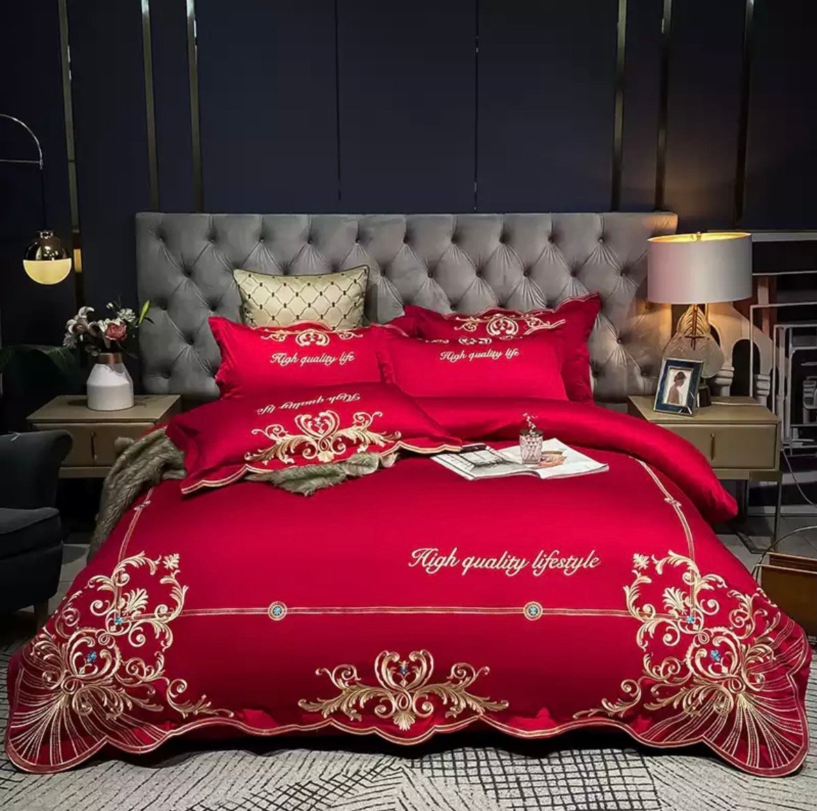 Red 2024 comforter king