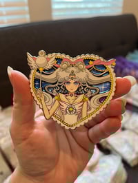 Image 5 of Heart Series Cosmos enamel pin 