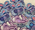  Little Bunny Hip Hoppy Holographic Vinyl Sticker