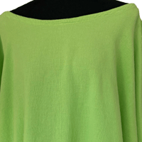 Image 7 of Oh My Gauze Green Cotton Oversize Top with Cut Out Sleeve - Size 3 XXL Women’s