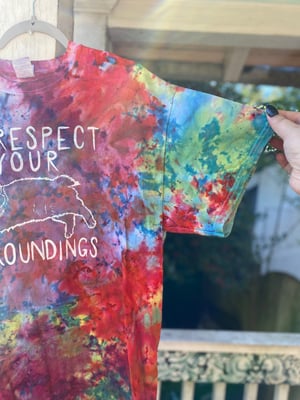 Image of XL Disrespect Your Surroundings Tie Dye Shirt 6