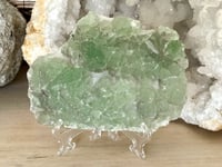 Image 1 of Frosty Green Fluorite Crystal Specimen #2224