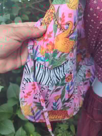 Image 6 of Mykonos Jewelled Waistcoat -Pink Green 6-8 uk