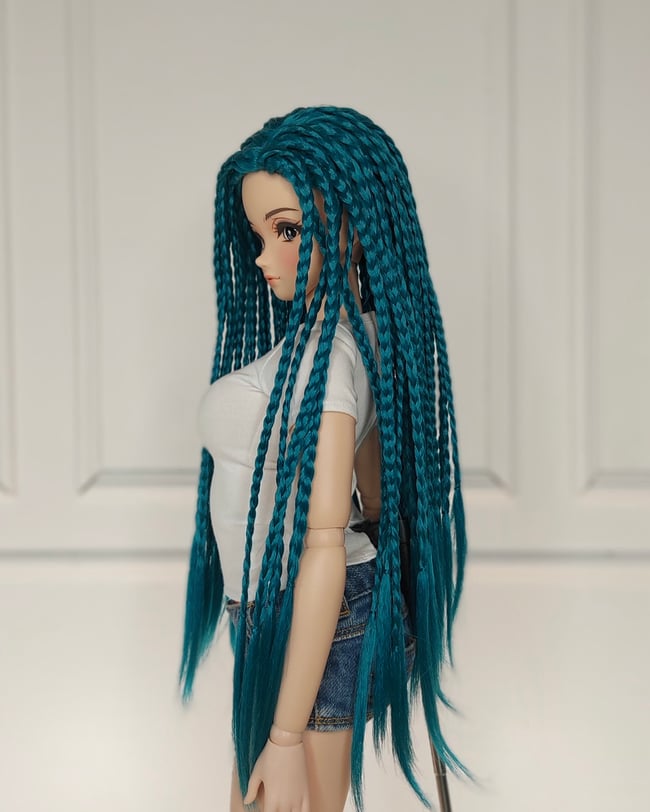 Teal Braids