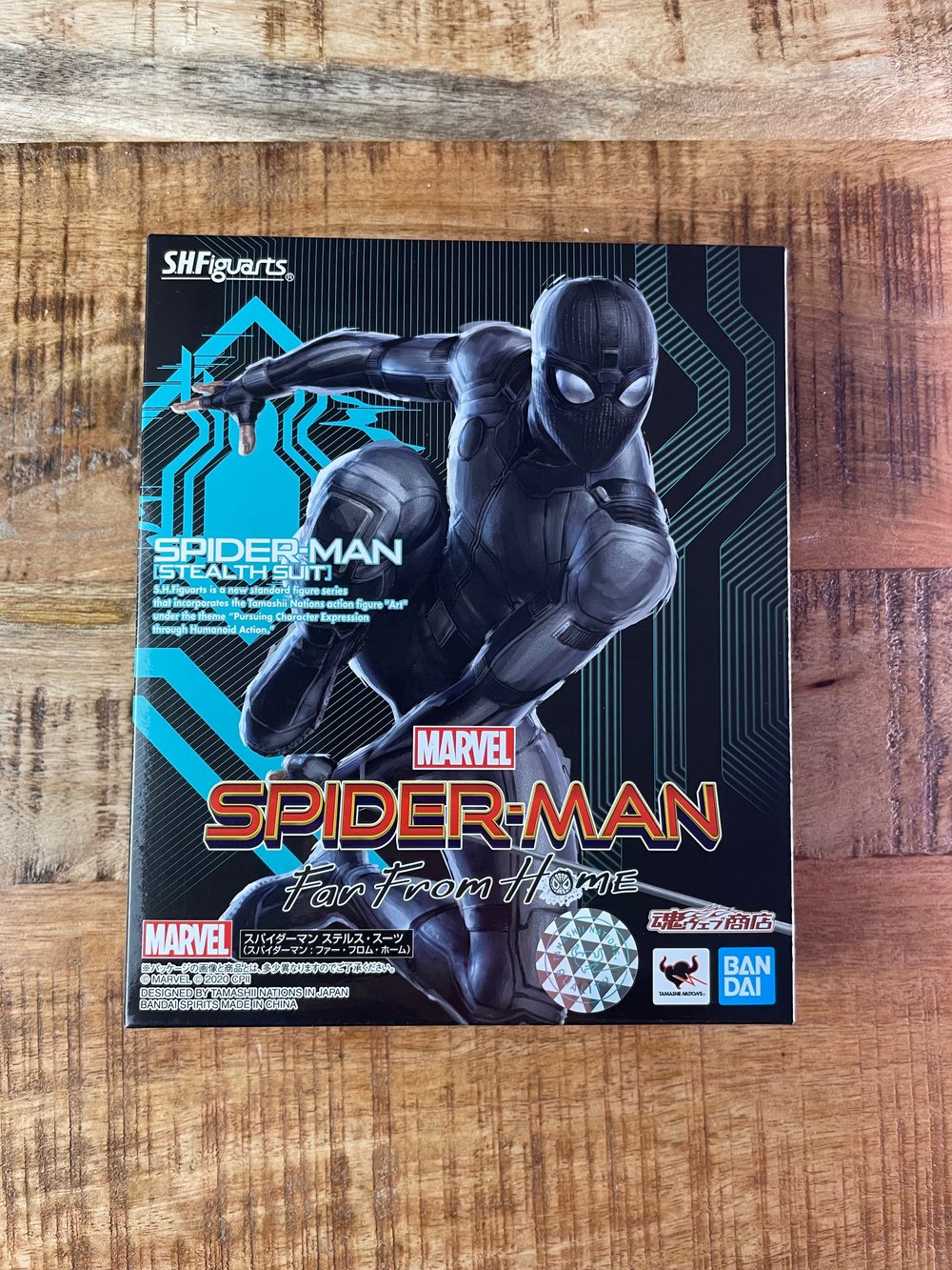 (DISPLAYED) S.H. FIGUARTS STEALTH SUIT SPIDER-MAN (Far From Home)