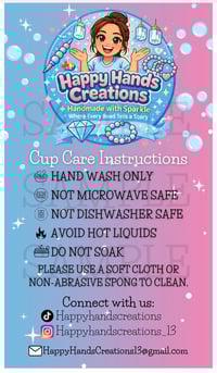 Cup Care Cards [Single Sided]