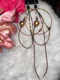 Image 4 of Stardust Shine large Hoop earrings 