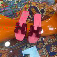 Image 2 of Hermes Colorblock Slides