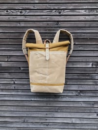 Image 1 of Dry waxed canvas backpack 