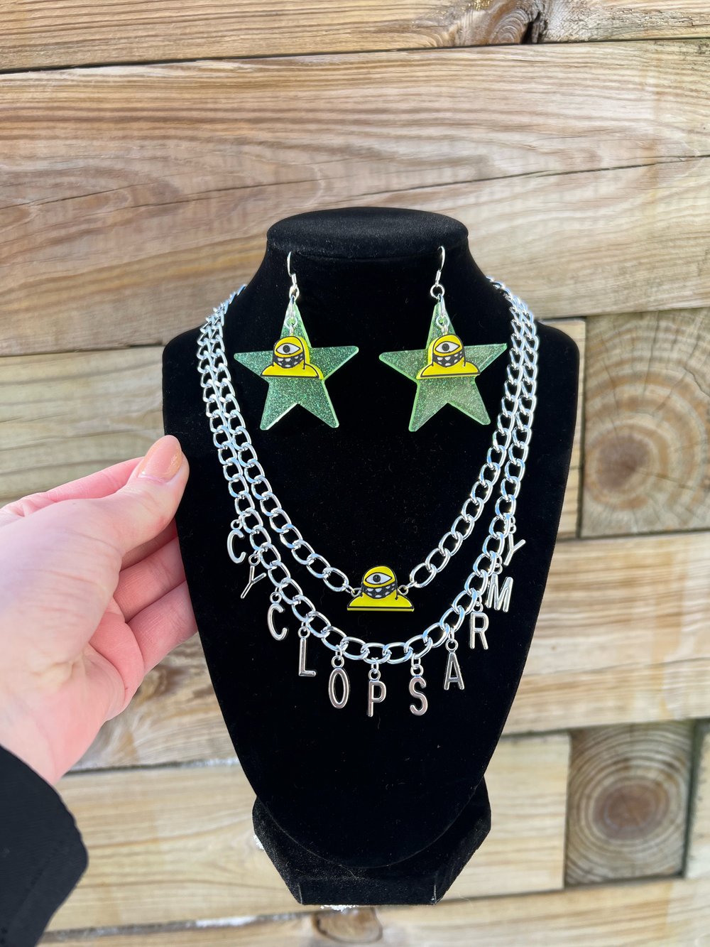 Image of Subtronics Inspired Necklace & Earrings