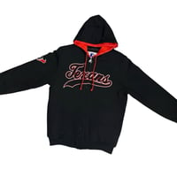 Image 4 of Starter Heavy Fleece Quilted Jacket Texans 