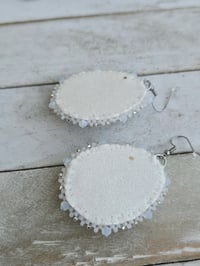 Image 3 of Winter White earrings 