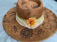 Image 4 of God Is Within Her Wide Brim Fedora Hat
