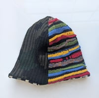 Image 2 of Upcycled Reversible Beanie Cotton Blend 13