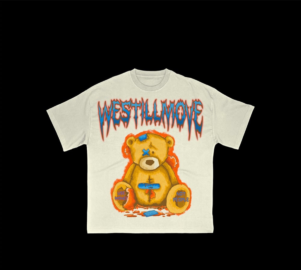 Image of GRAPHIC TEDDY BEAR T - SHIRT