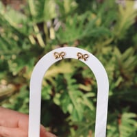 Image 1 of Bow Stud Earrings | Waterproof