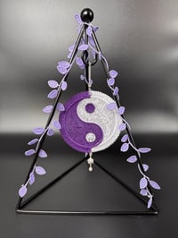 Image 1 of Small Triangular Yin & Yang Suncatcher