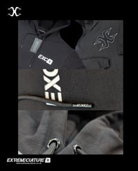 Image 8 of EXCHOODV1.0 (450 GSM)  hoody - Premium Black - FREE T SHIRT WITH ONLINE ORDERS  😁