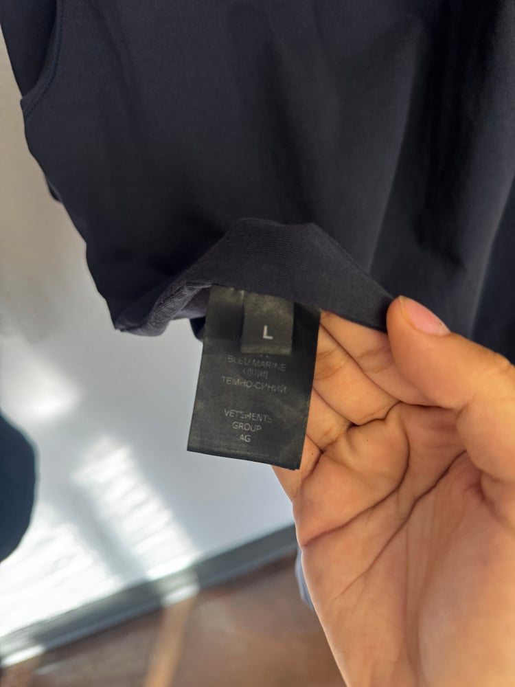 Image of Vetements Limited Inside Out Tee