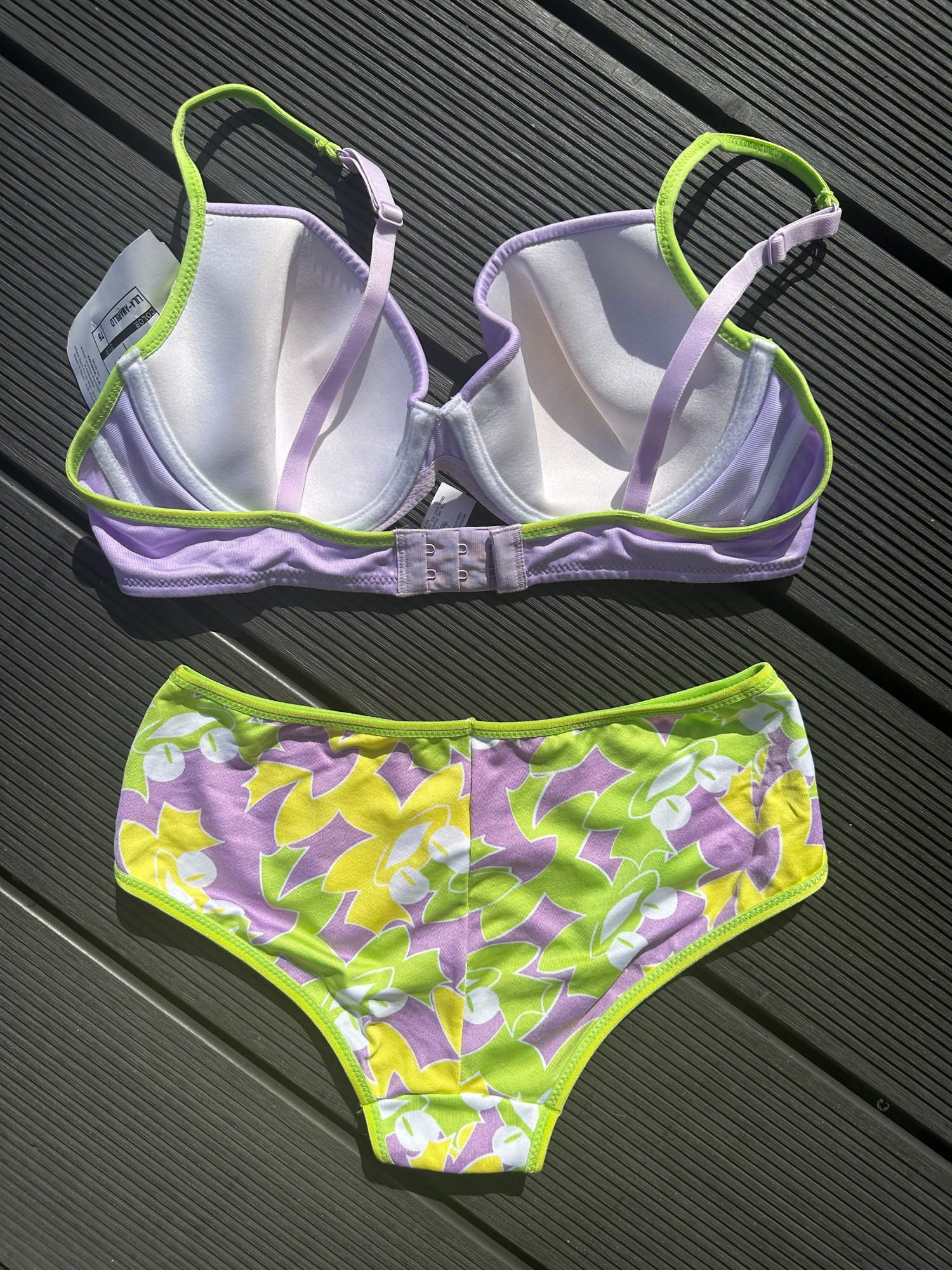Image of 90's Funny Frog Bikini 8-10