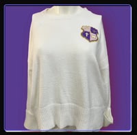 Image of White KEY Sweater 2XL