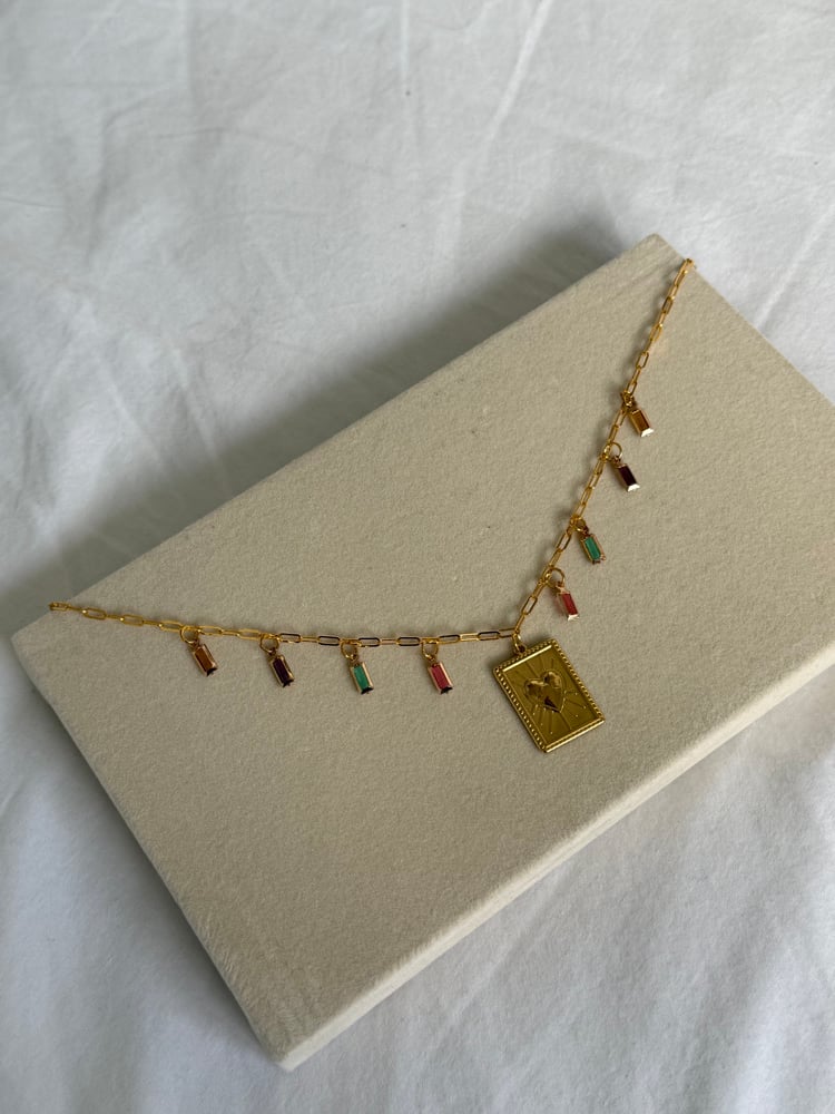 Image of Disco Charm Necklace