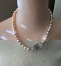 Image 3 of HORIZONS-lg pearl + clear/gray quartz