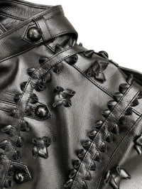 Image 4 of SS26 ‘Pystoni’ Leather Napoleon Jacket 