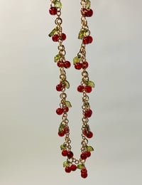 Image 2 of A Bowl of Kherries Charm Necklace