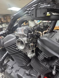 Image 4 of Honda Shadow 600 Single Carb Choke and Idle Mount 