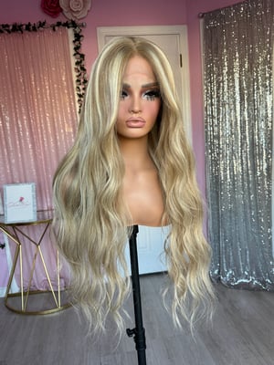 Image of all human hair highlights blonde (ready to ship) 