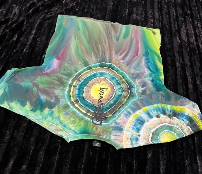 ICE DYED T-SHIRT (Wild Garden/ Actias Luna)
