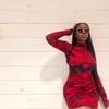 Red Camo Dress