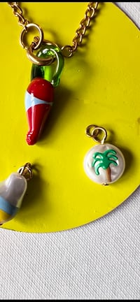 Image 3 of Summer Breeze  Mutliple Charms Necklace 