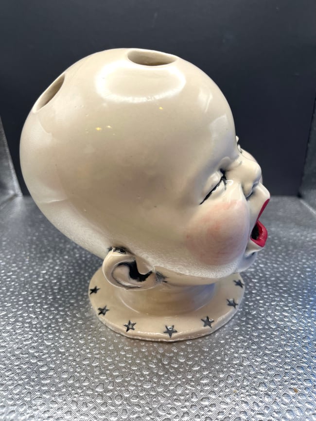 Yawning Baby Toothbrush Holder