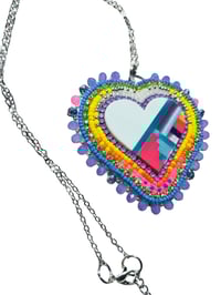 Image 1 of Cloud 9 Inlay Heart Necklace 